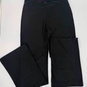 Prana Womens Straight Leg Black Medium Y2K Athleisure Bohemian Yoga Minimalist